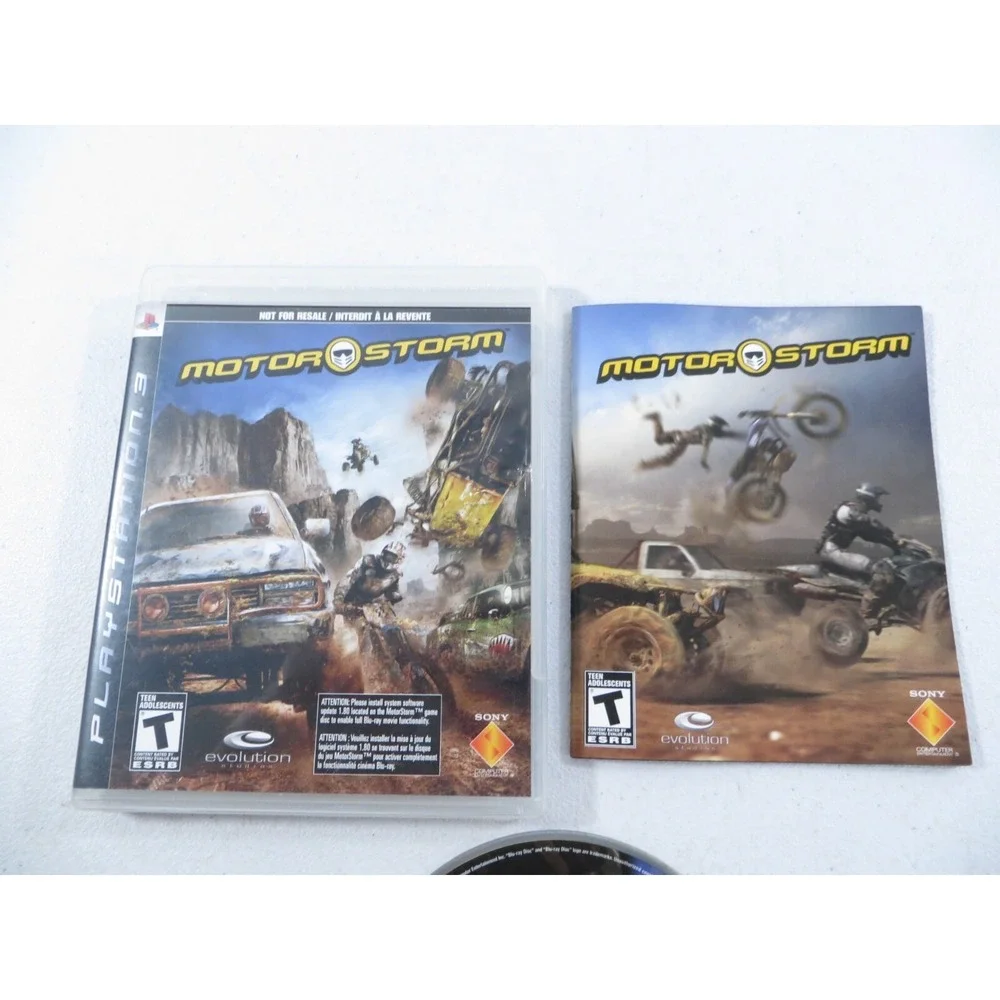 MotorStorm Not‎ For Resale Sony Playstation 3 PS3 2007 Complete CIB TESTED